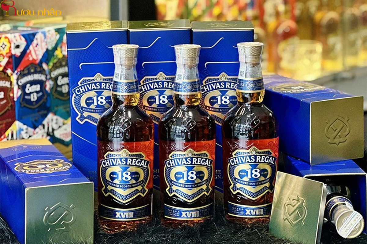Rượu Chivas 18 Gold Signature Hàng chính hãng