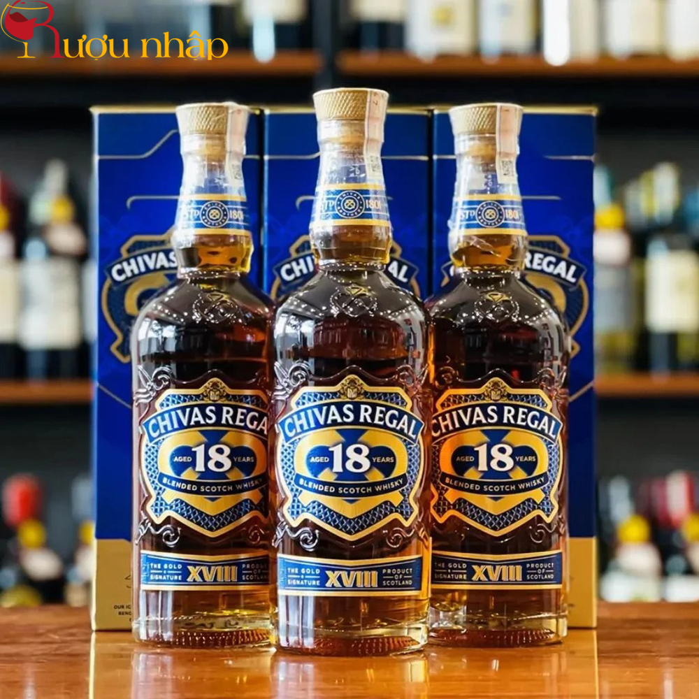 Rượu Chivas Regal 18 Gold Signature Cao Cấp