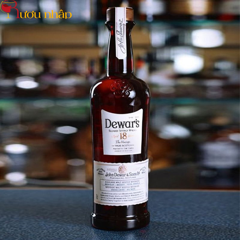 Rượu Dewar's 18 Double Aged Hàng chính hãn