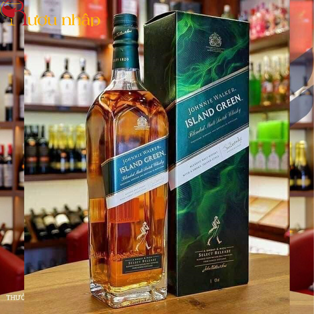 Rượu Johnnie Walker Island Green 1000ml Chính Hãng giá tốt