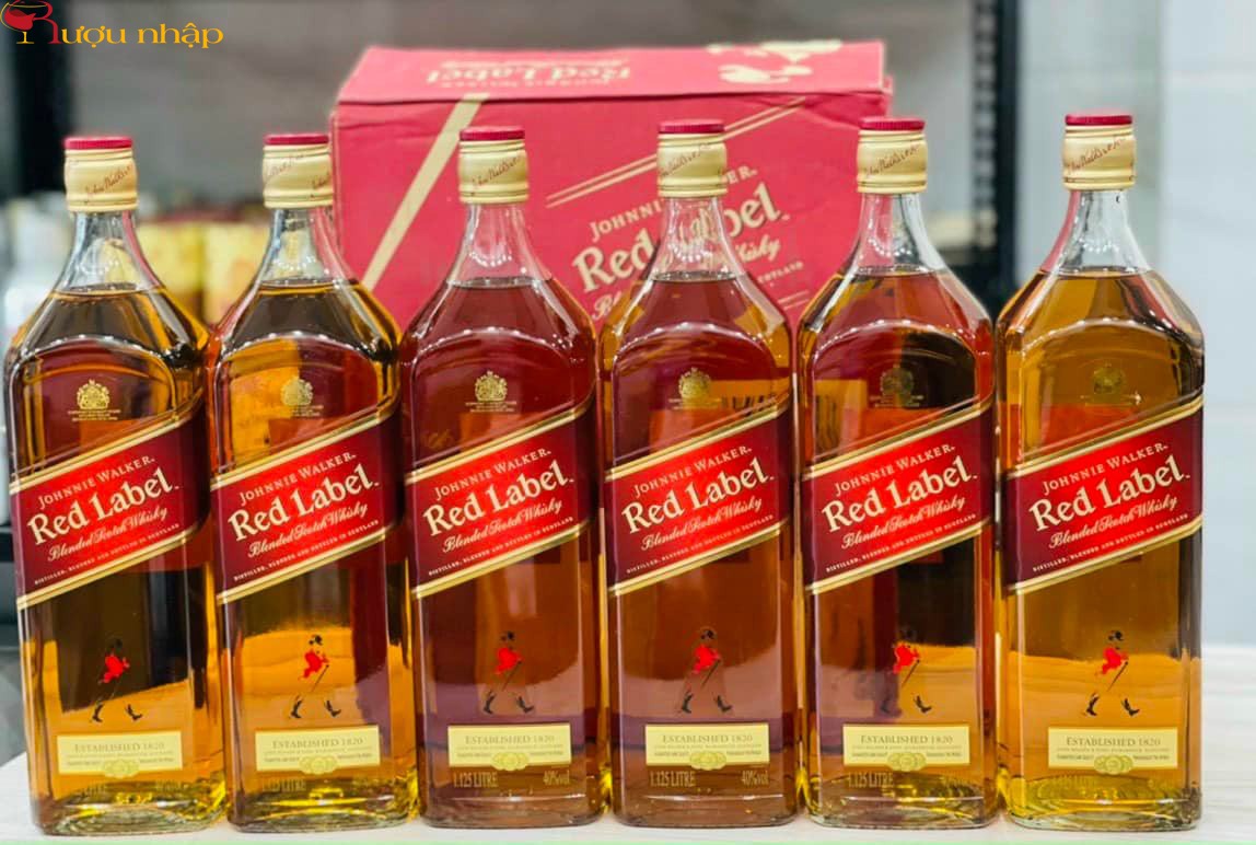 Rượu Johnnie Walker Red Label 1.125L