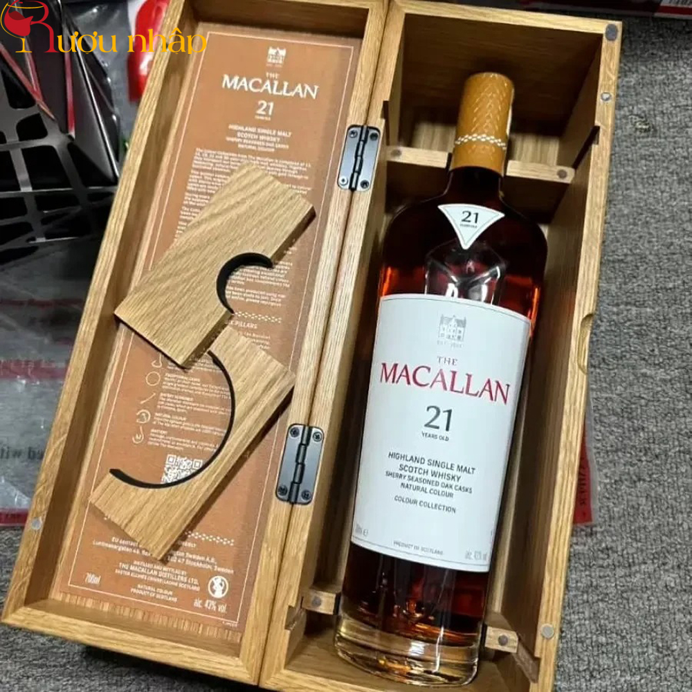 Rượu Macallan 21 năm Colour Collection Whisky Thượng Hạng