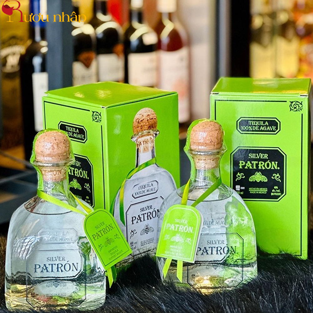 Rượu Patrón Silver Tequila Mexico chính hãng