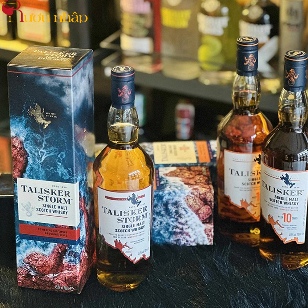 Rượu Talisker Storm Cơn bão mang nhiều khói hơn