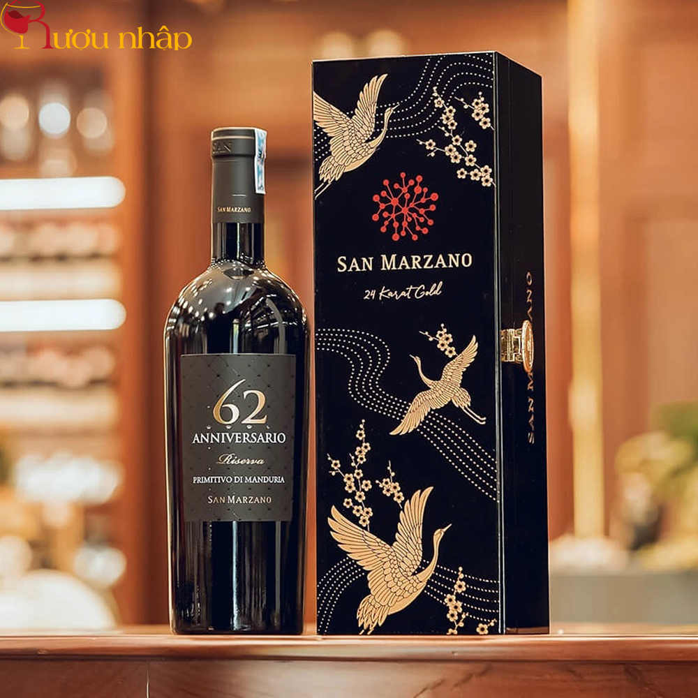 Rượu Vang 62 Anniversario Primitivo di Manduria