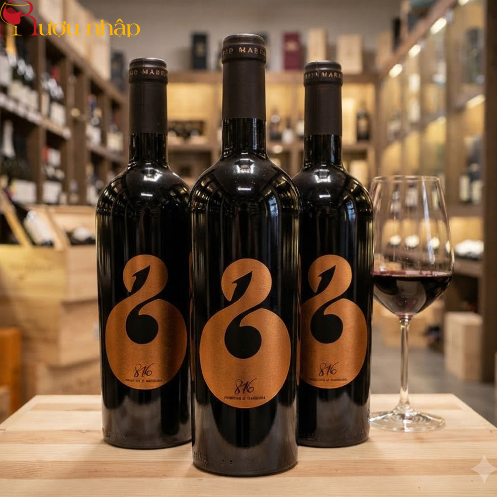 Rượu Vang 816 Primitivo Di Manduria Cao Cấp