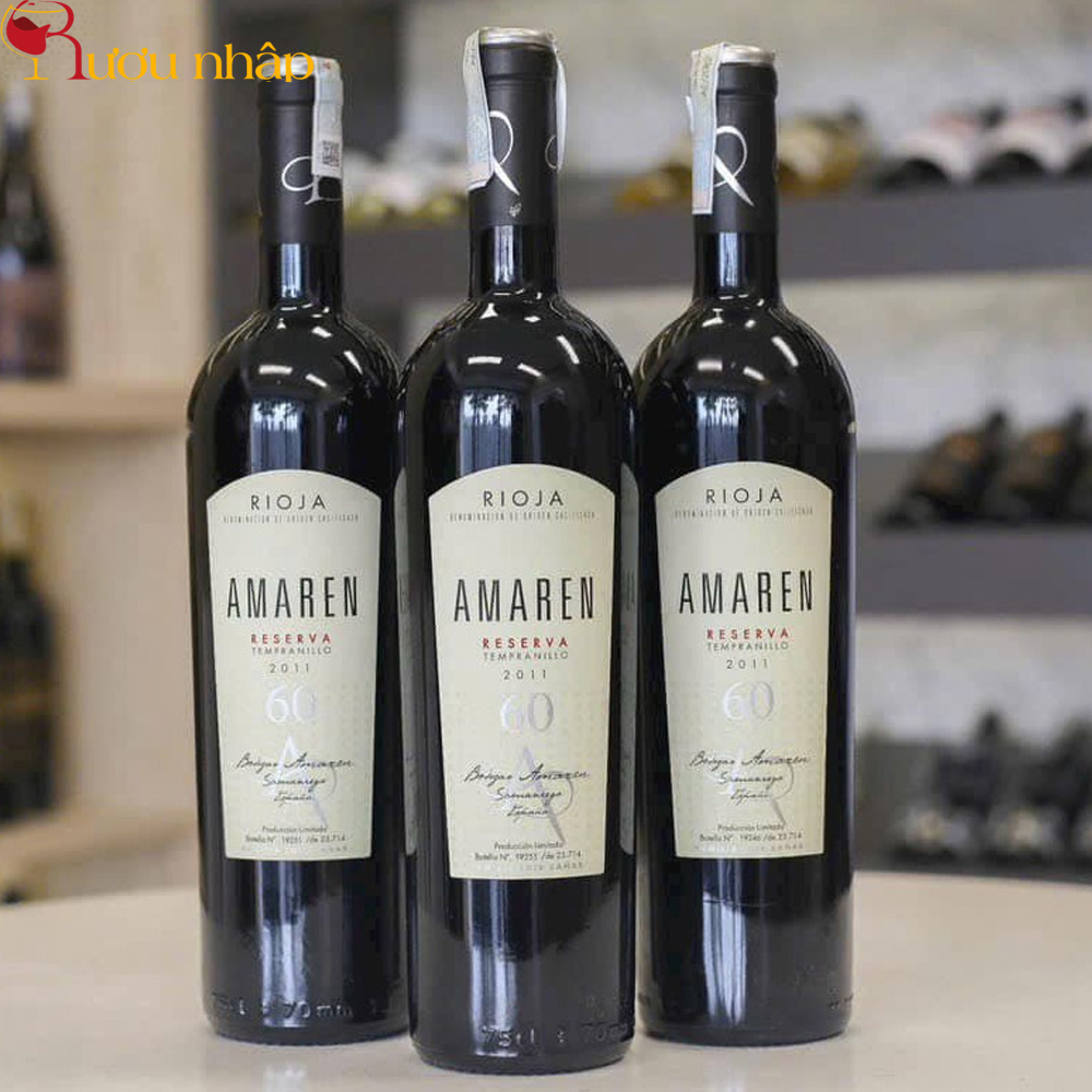 Rượu Vang Amaren 60 Reserva Tempranillo