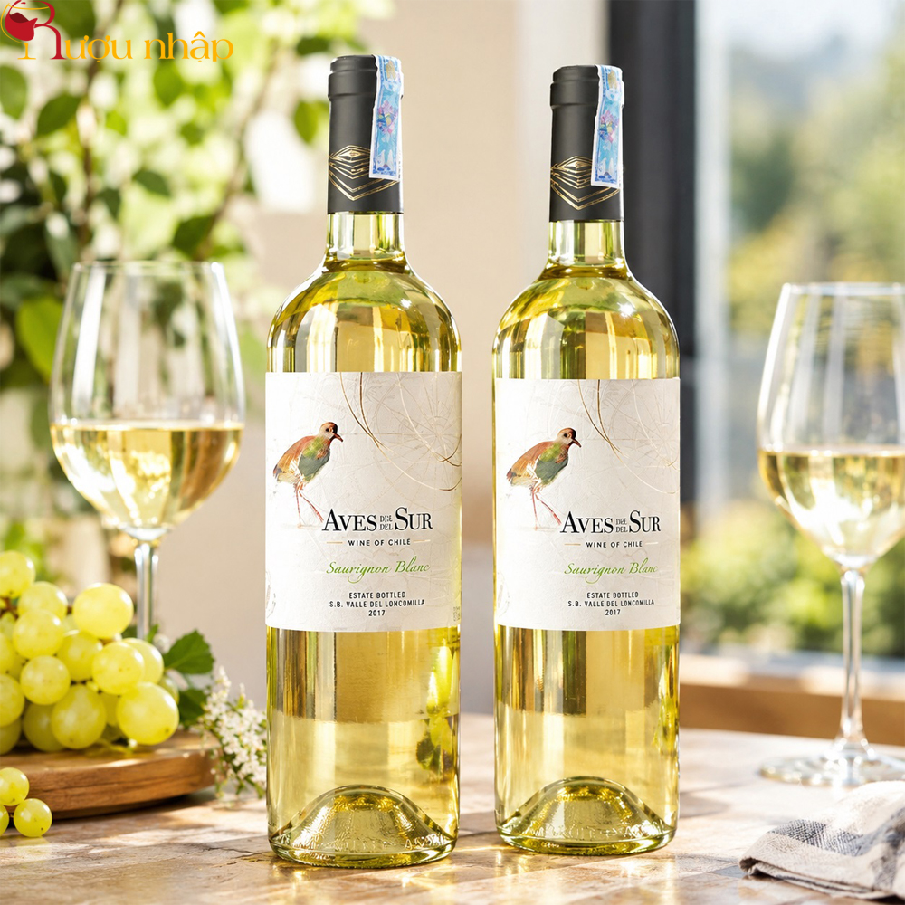 Rượu Vang Aves Del Sur Clasico Sauvignon Blanc Giá Tốt