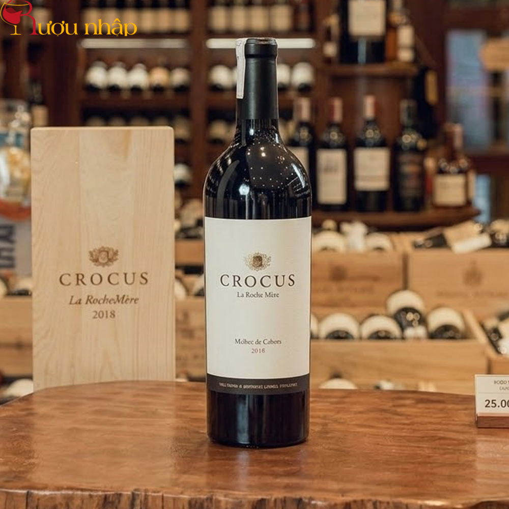 Rượu Vang Crocus La Roche Mere Malbec de Cahors Tinh Hoa Vang Đỏ Pháp