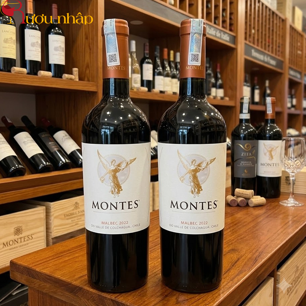 Rượu Vang Montes Classic Series Malbec Vang Đỏ Chile Đậm Đà