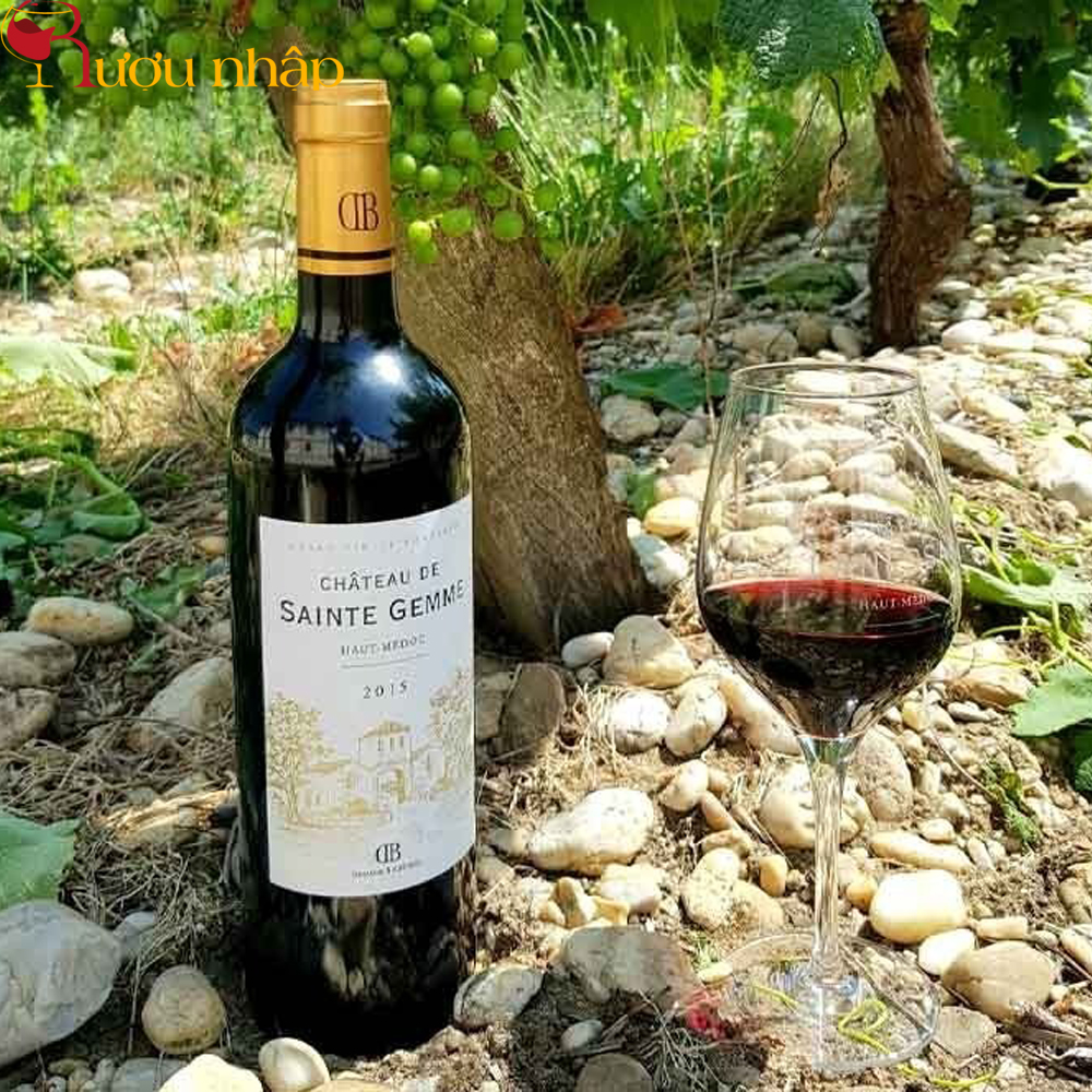 Rượu Vang Pháp Château de Sainte Gemme Haut-Médoc Cru Bourgeois Cao Cấp