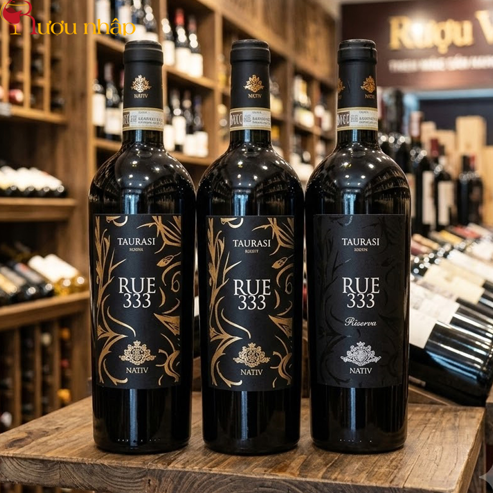 Rượu Vang Taurasi Riserva Rue 333 NATIV Vang Ý Hảo Hạng