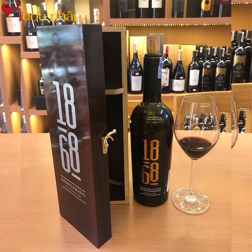 Rượu Vang 1868 Negroamaro Puglia Nhập Khẩu