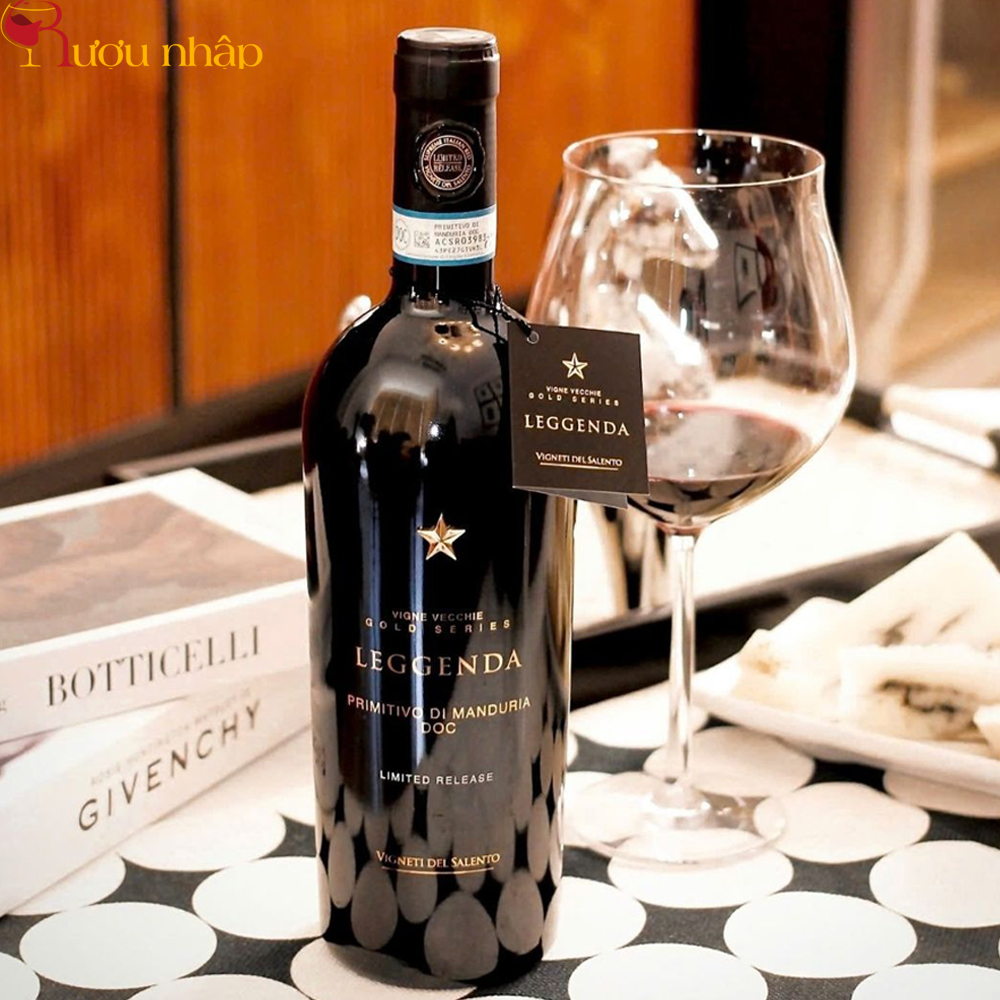 Vang Ý Leggenda Primitivo DOC Limited Release