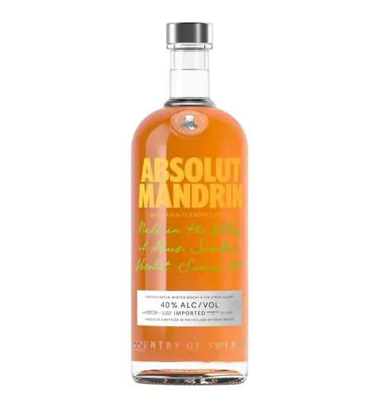 Rượu Vodka Absolut Mandrin (Cam)