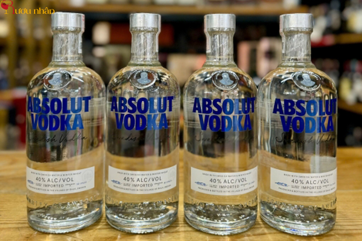 Rượu Vodka Absolut Swedish Vodka Chính Hãng