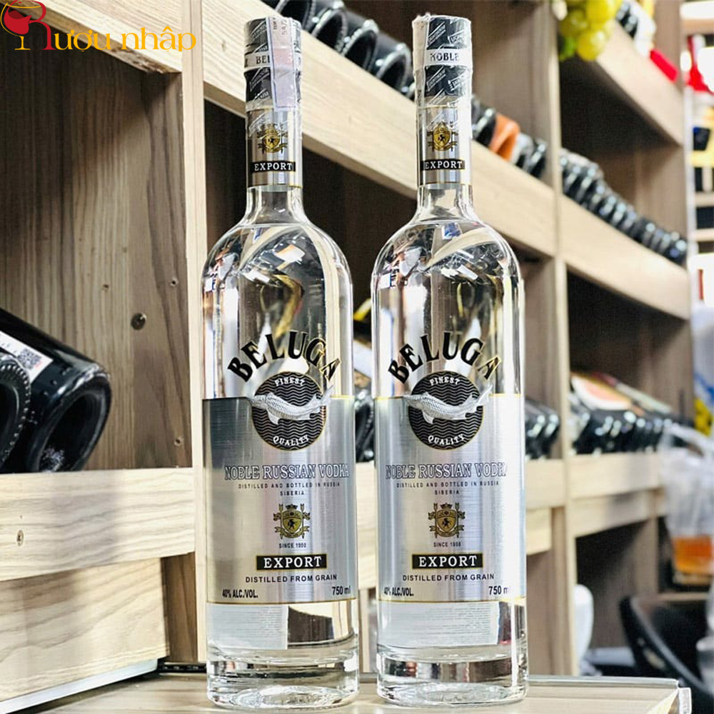 Rượu Vodka Beluga Noble 1 Lít Chính Hãng