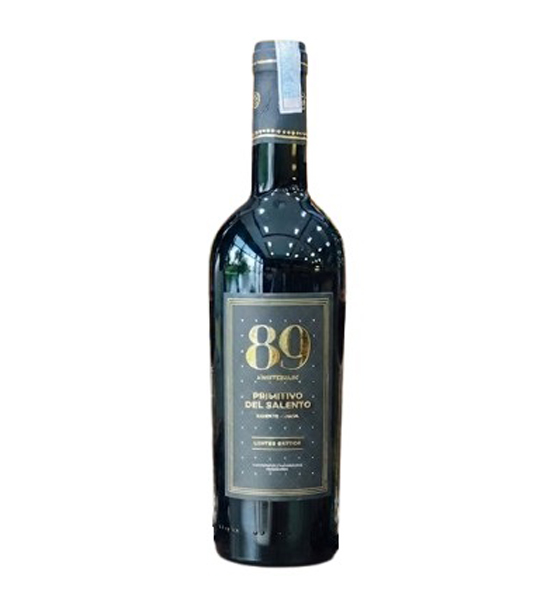 Rượu vang 89 Anniversary Primitivo Del Salento Giá tốt