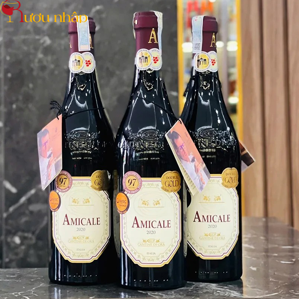 Rượu vang Amicone Cantine Di Ora Giá Rẻ Chiết Khấu Cao