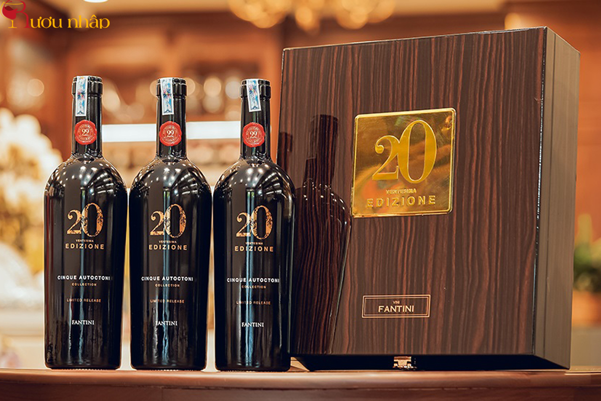 Rượu vang Ý 20 Edizione Limited Edition Cao Cấp - Giá Tốt Nhất
