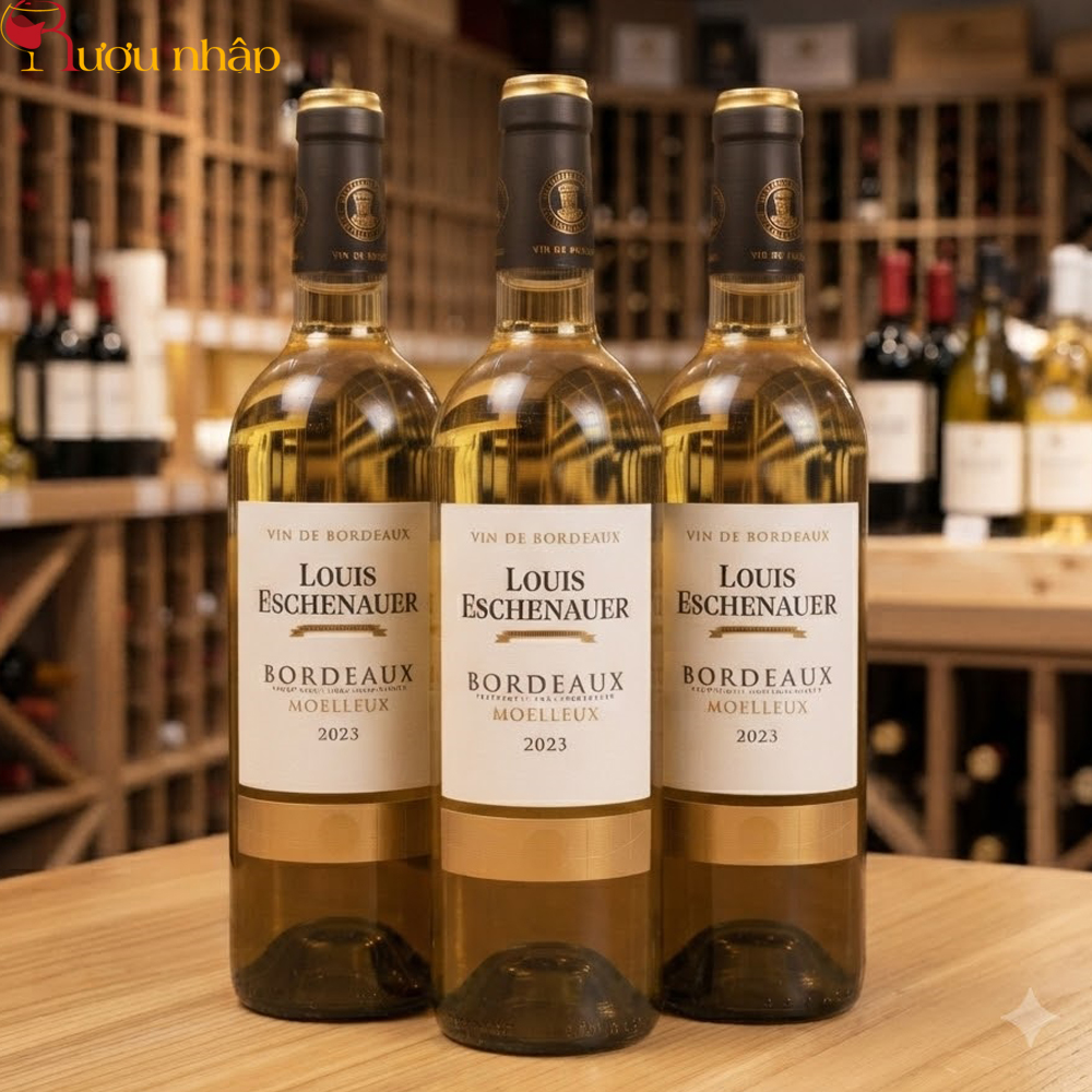 Rượu vang trắng Louis Eschenauer Moelleux Bordeaux