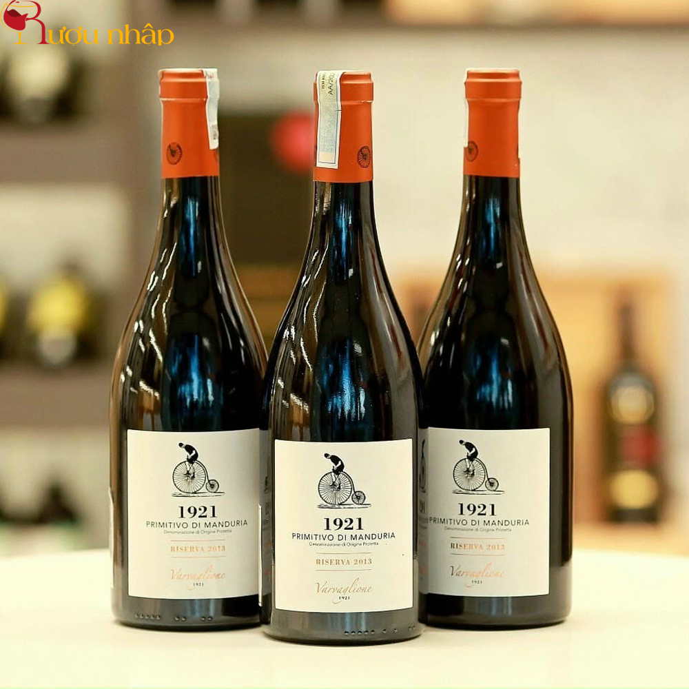 Vang 1921 Primitivo di Manduria Riserva DOP - Rượu vang Ý giá tốt