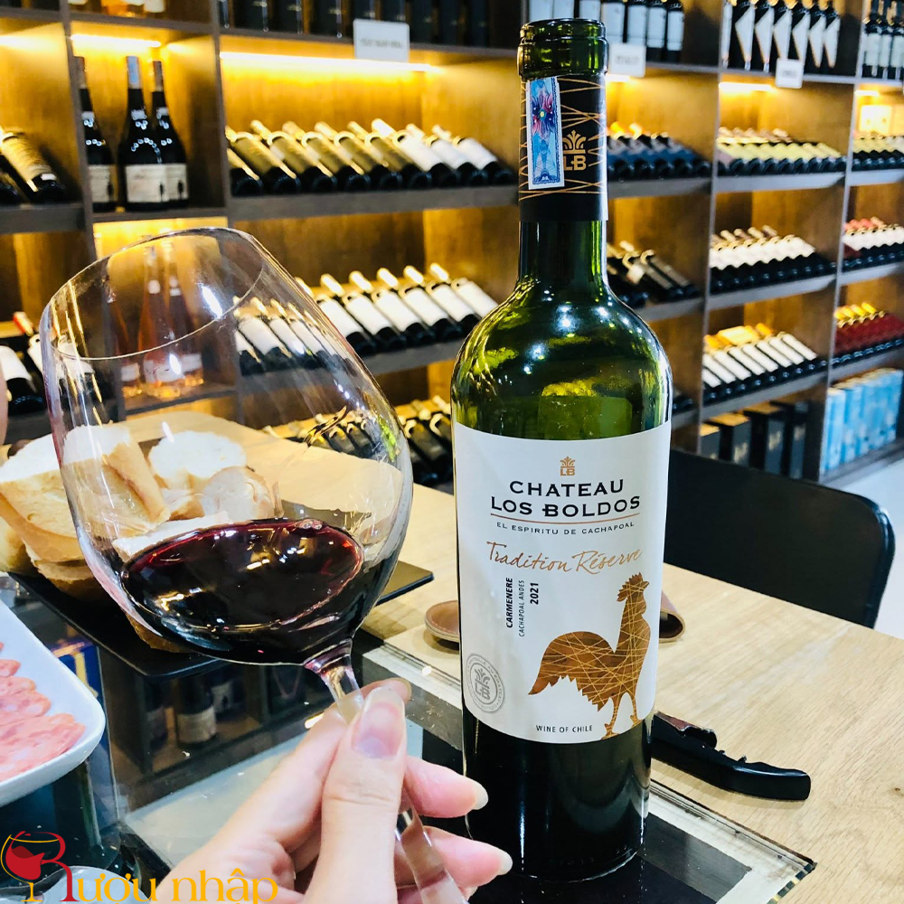 Vang Chile Chateau Los Boldos Tradition Reserve Carmenere