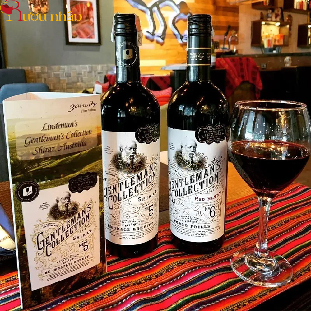 Vang Úc Dr Henry Lindeman's Gentleman's Collection Shiraz Batch N°5 Chính Hãng 