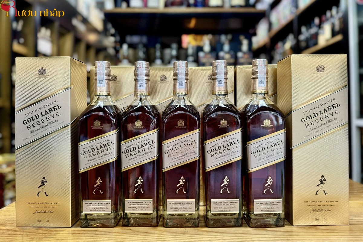 hương vị quyến rũ của Johnnie Walker Gold Label
