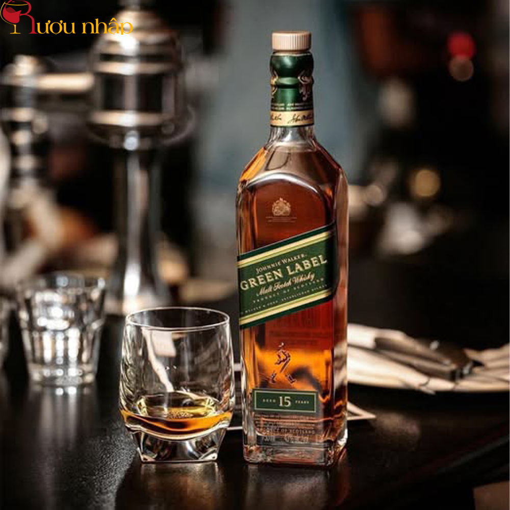 Rượu Johnnie Walker Green Label 15 năm Chính Hãng