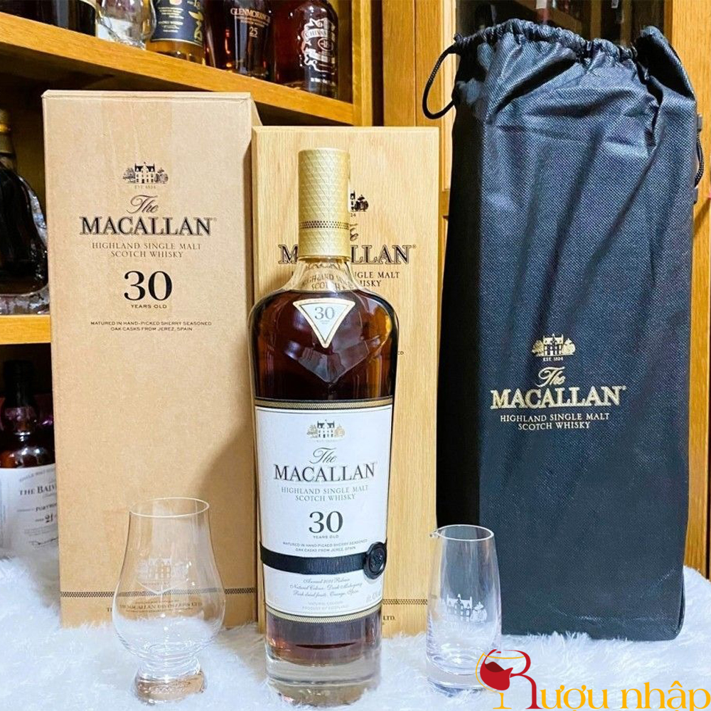 macallan 30 năm double cask Chính Hãng