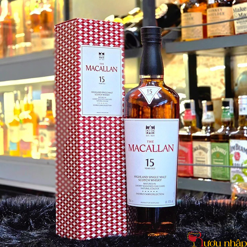 Macallan 15 Double Cask Mẫu Mới