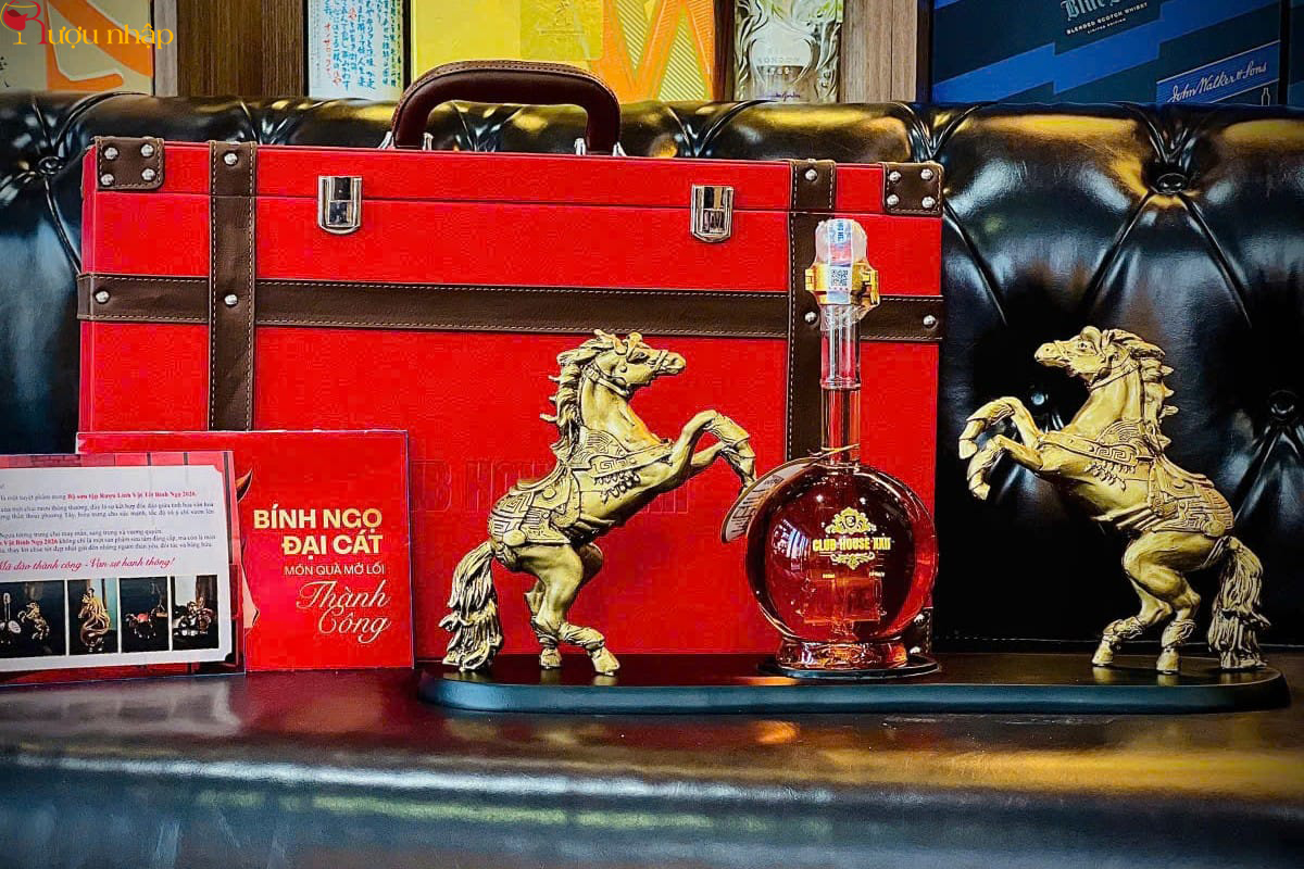 Rượu Linh Vật Ngựa Đôi Song Mã 2026