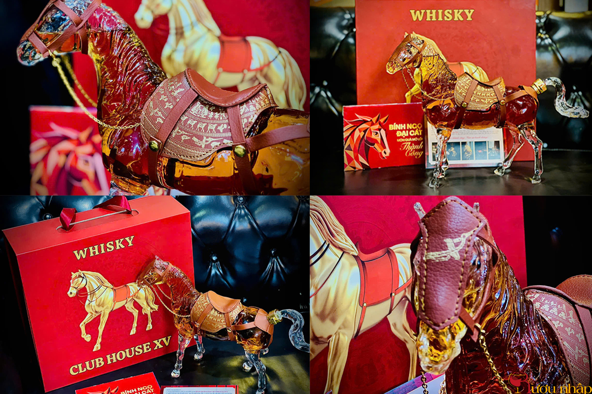 Rượu Ngựa Thủy Tinh Long Mã Đại Việt Nhập Khẩu Chính Hãng