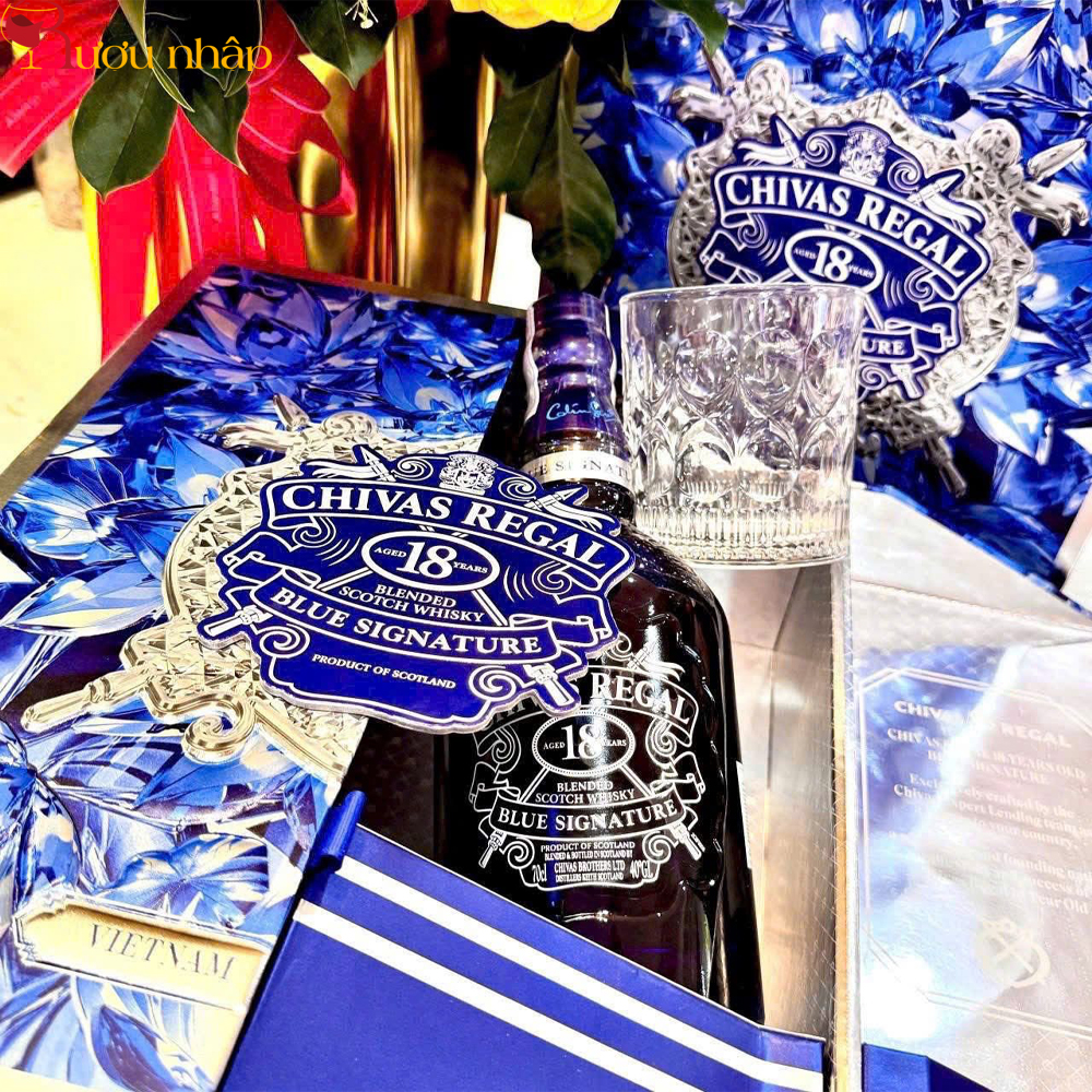 Chivas 18 Blue Hộp Quà Tết 2026 Rượu Chivas 18 Blue - Hộp Quà Tết 2026