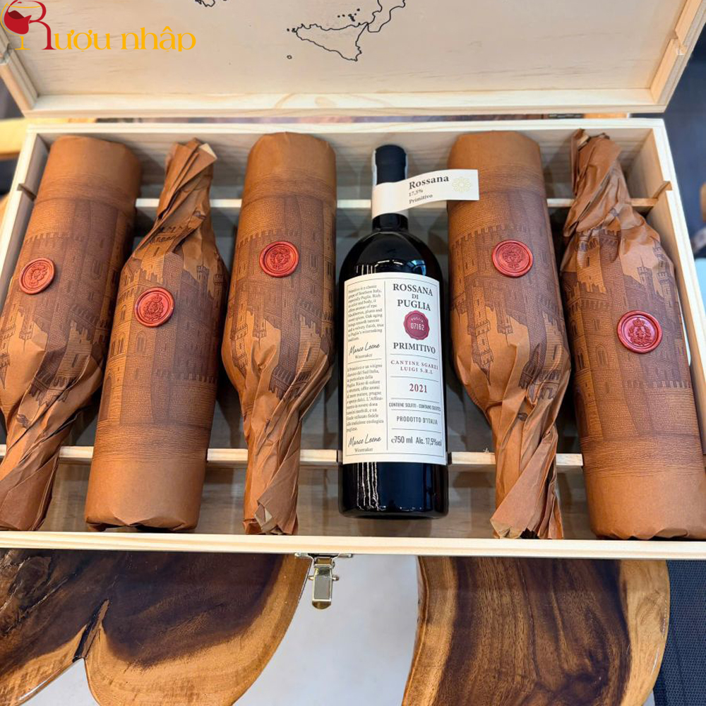 Rượu Vang Đỏ Rossana Di Puglia Primitivo