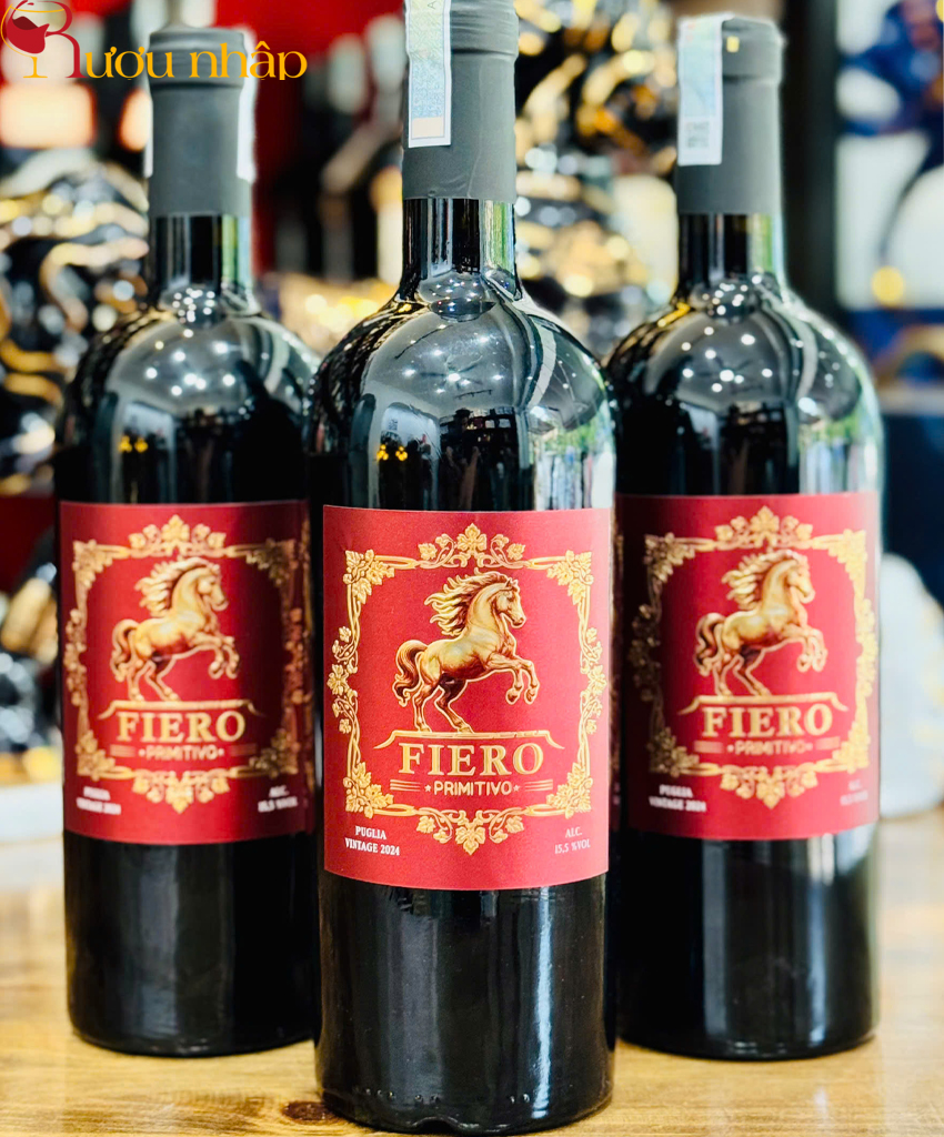 Rượu Vang Ý Fiero Primitivo Puglia
