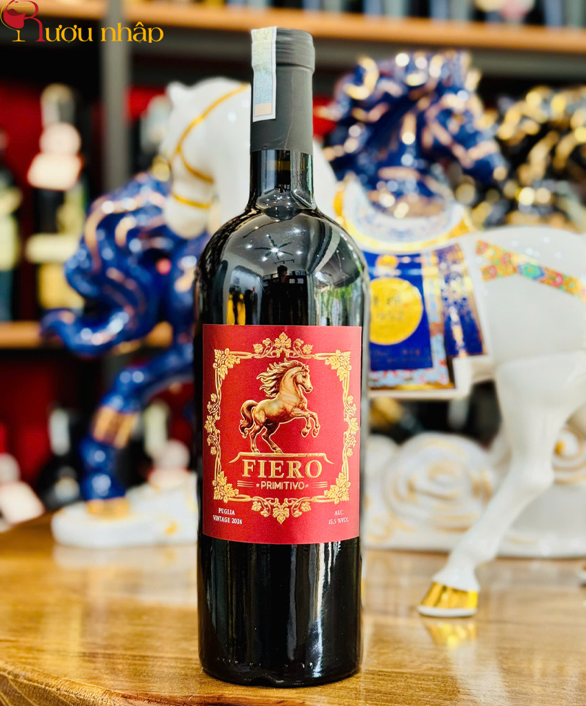 Vang Ý Fiero Primitivo Puglia