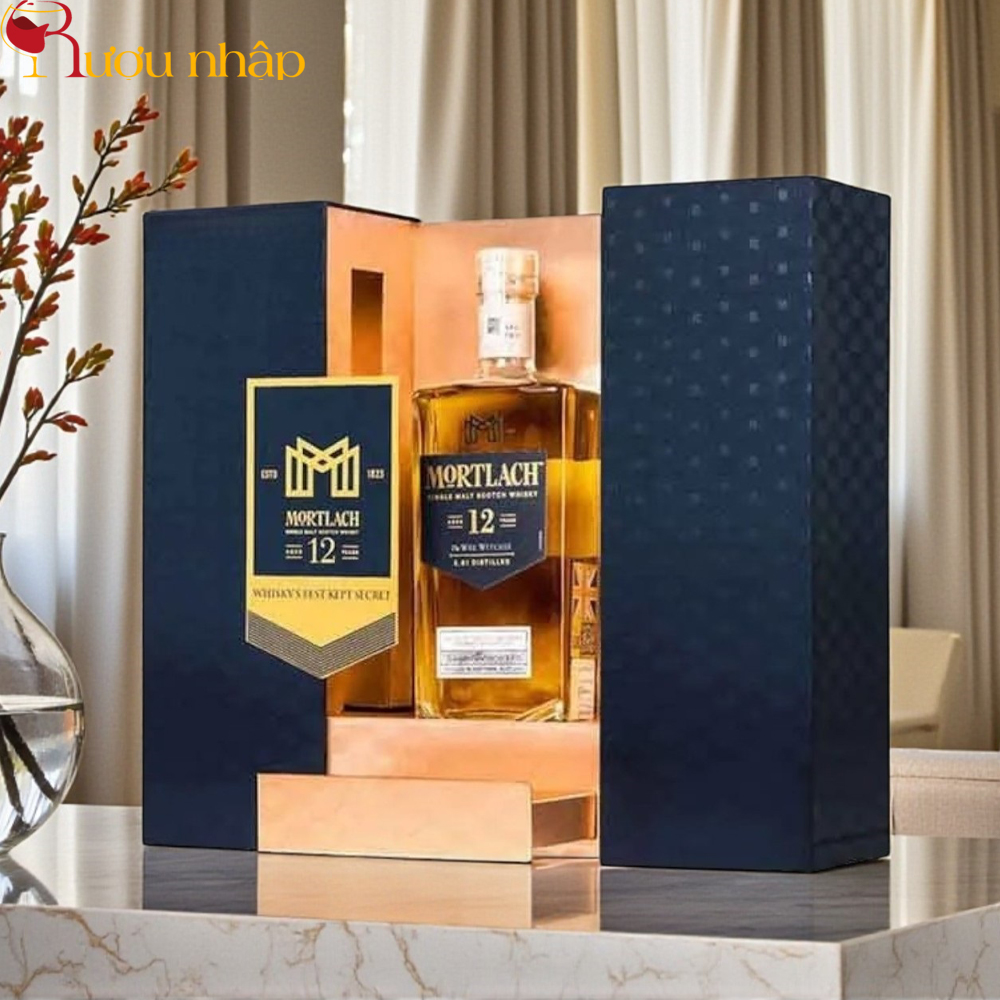 Rượu Mortlach 12 Năm Hộp Quà Tết 2026 Chính Hãng