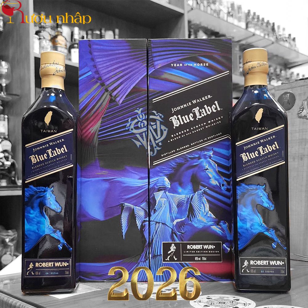 Johnnie Walker Blue Year Of The Horse 2026 Johnnie Walker Blue Year Of The Horse 2026 Tết Bính Ngọ