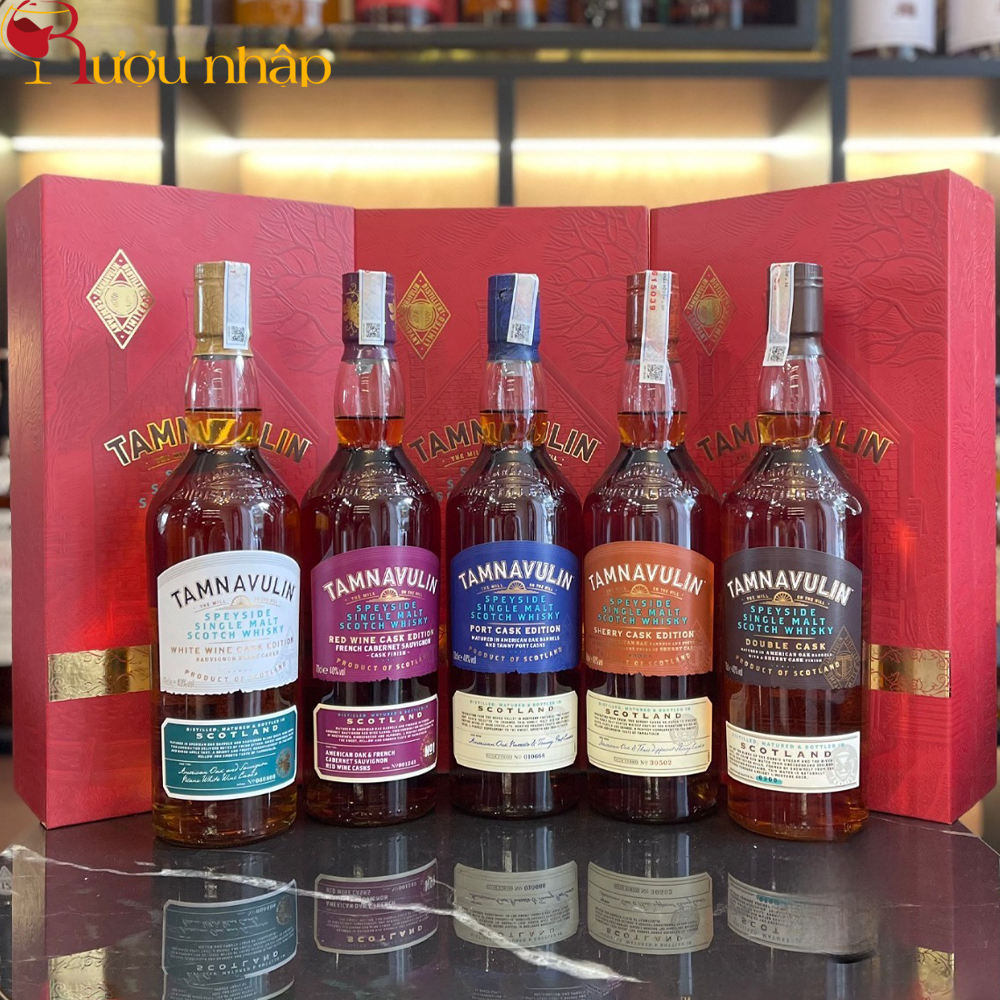 Whisky Tamnavulin Red Wine Cask Hộp Quà Tết 2026