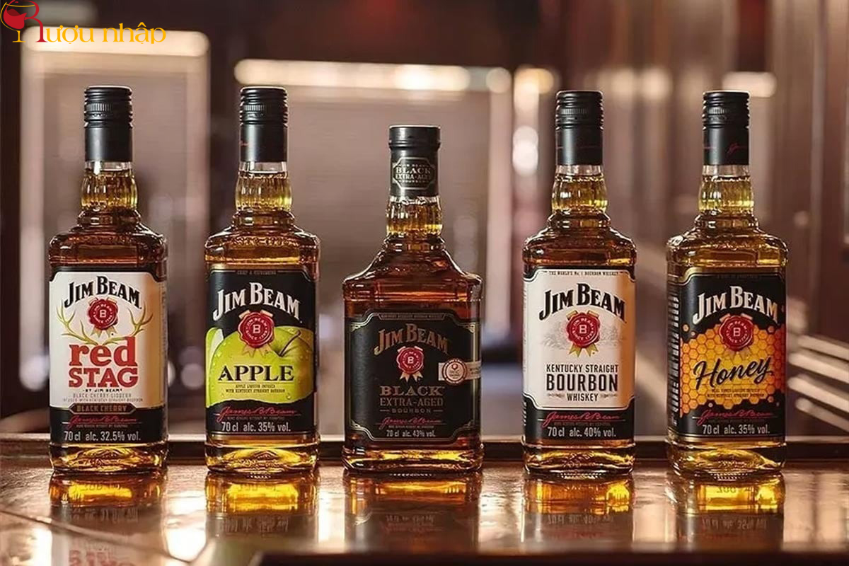 Các dòng Jim Beam nổi bật tại Rượu Nhập