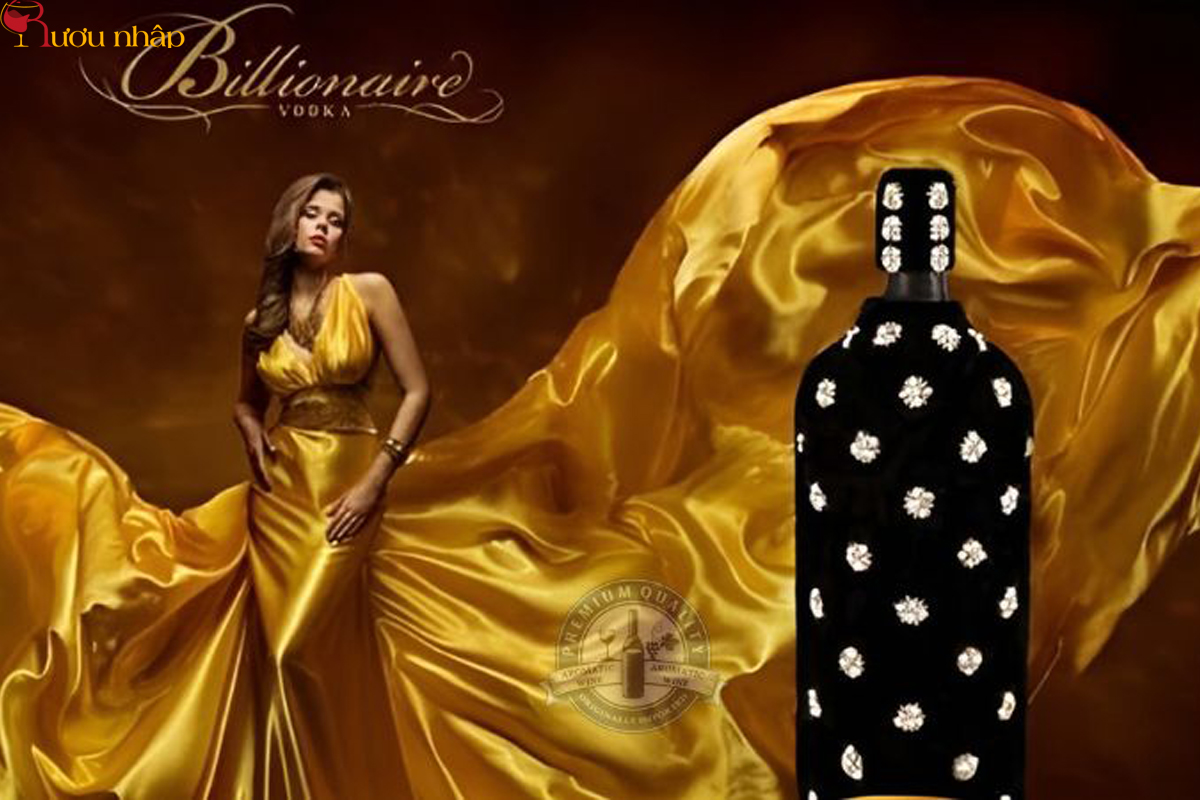 Chai rượu Vodka đắt nhắt thế giới – Billionaire Vodka 2015