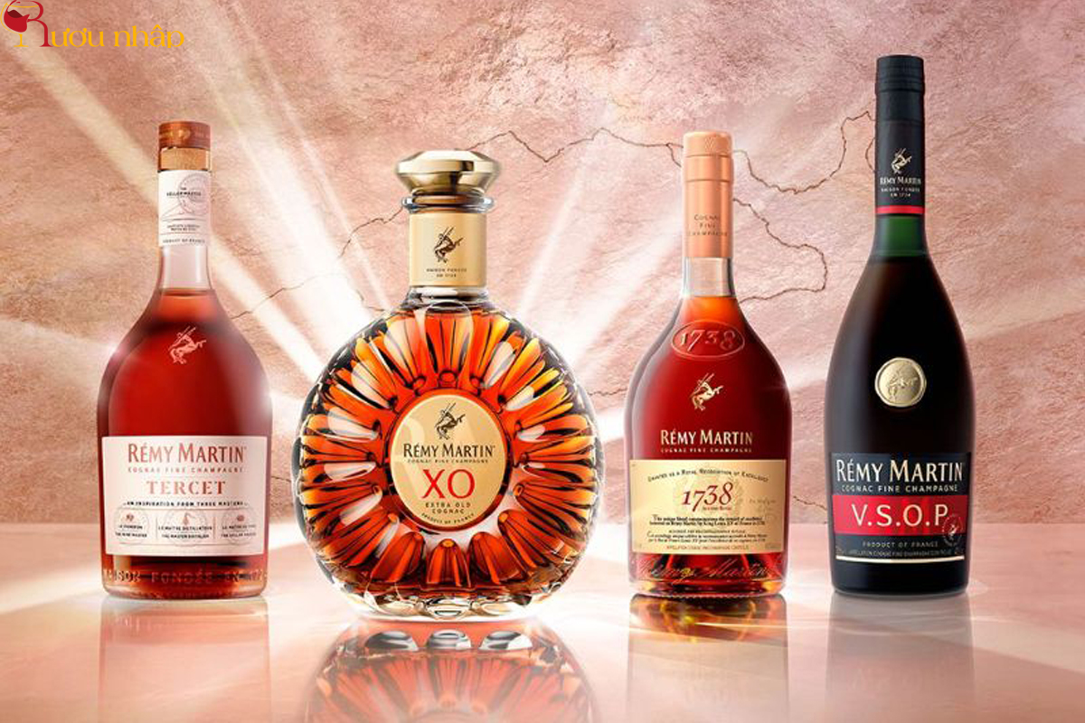 Các dòng rượu Remy Martin nổi tiếng và giá bán mới nhất
