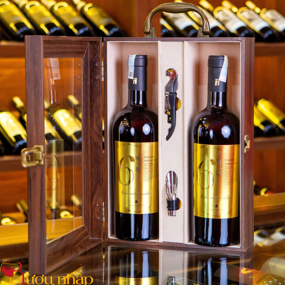 Rượu Vang Alberello 6 Primitivo Salento IGP