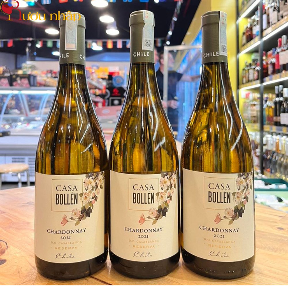 Rượu Vang Trắng Casa Bollen Reserva Chardonnay Cao Cấp