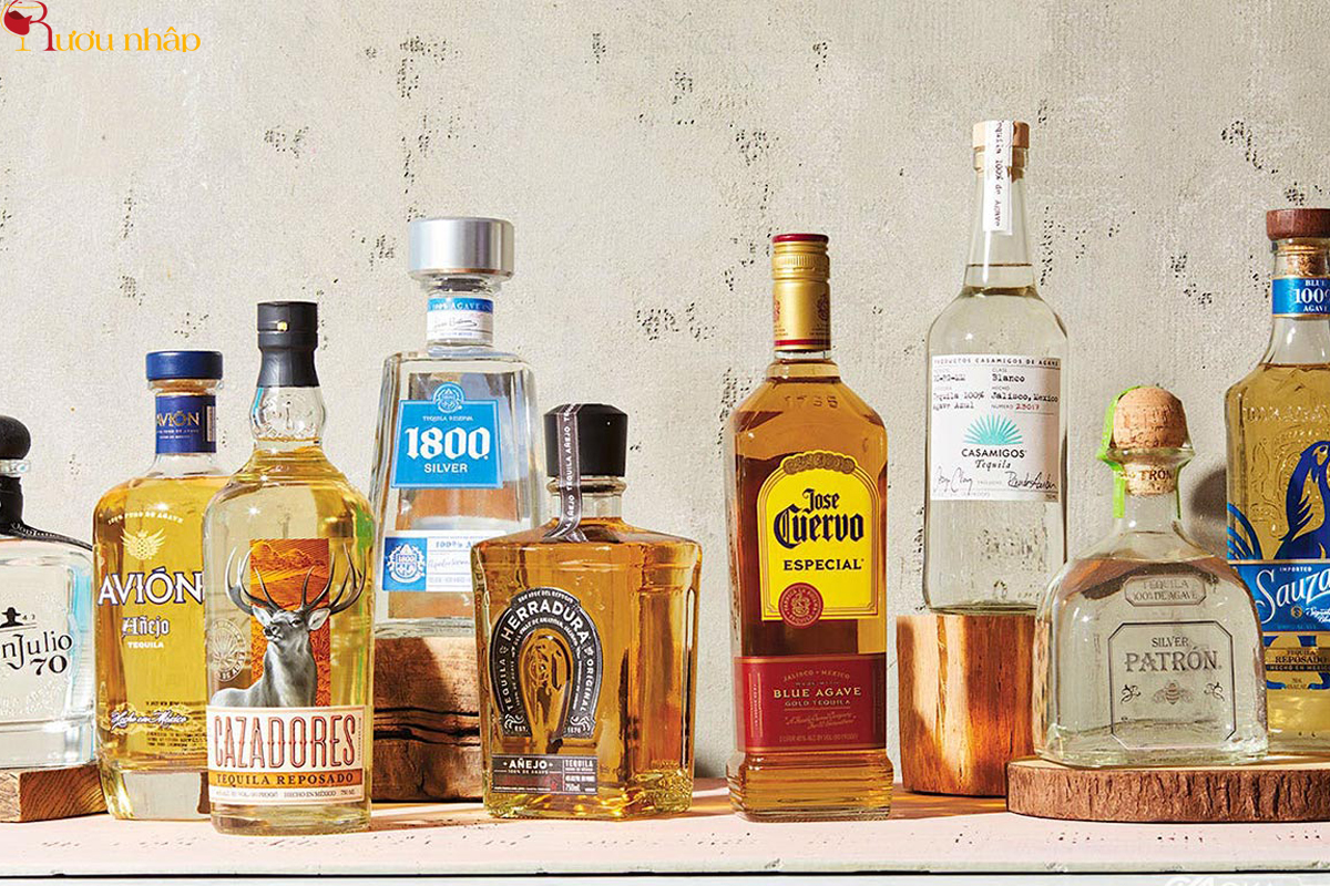 Các dòng Tequila phổ biến