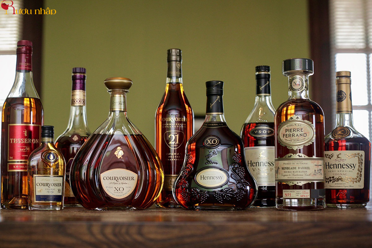 Các thương hiệu rượu Cognac nổi tiếng
