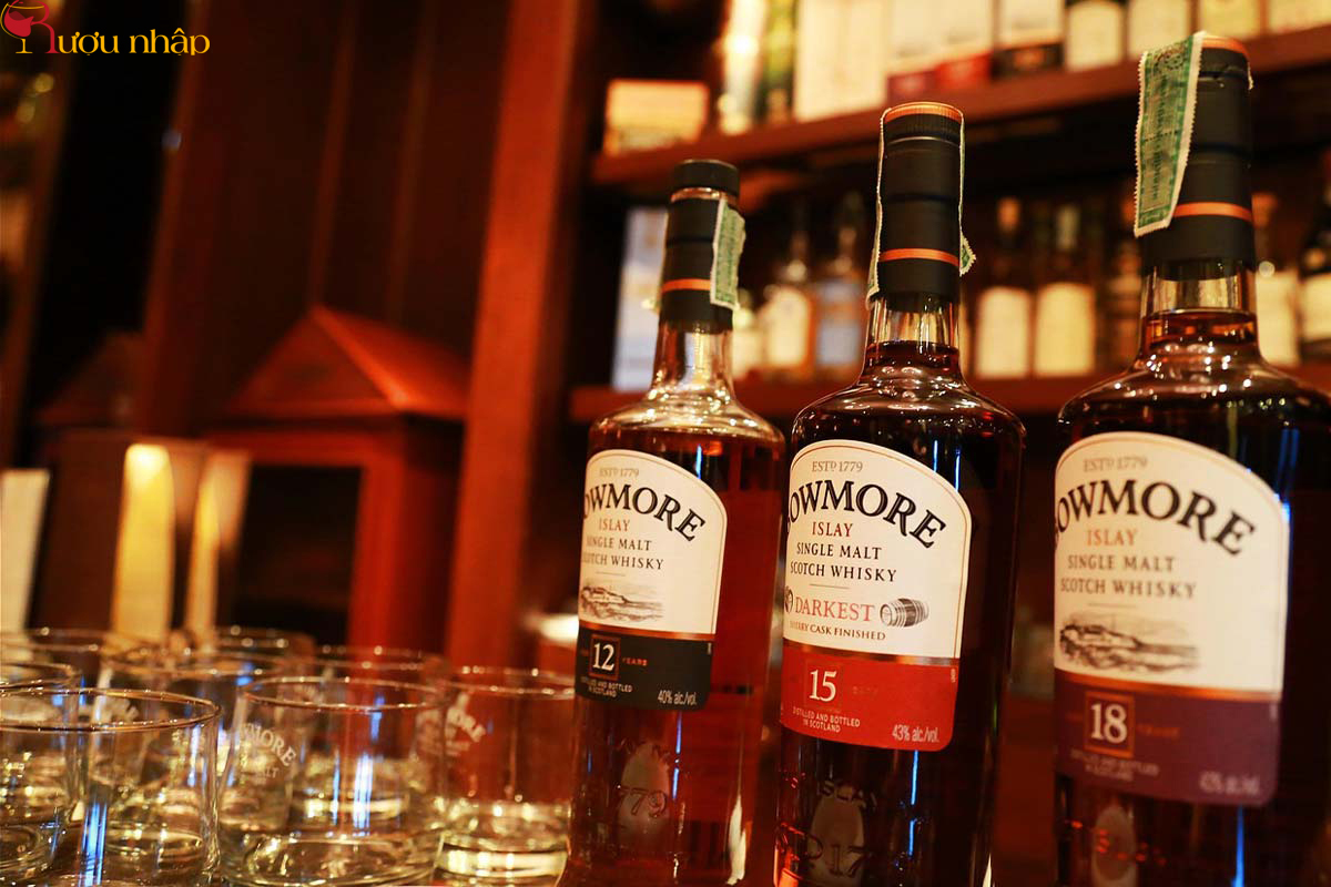 Cách thưởng thức rượu Bowmore đúng chuẩn