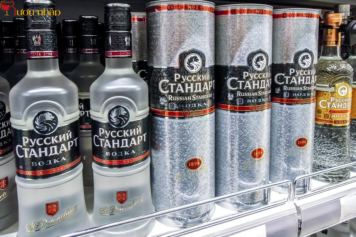 Quy trình sản xuất rượu vodka Nga